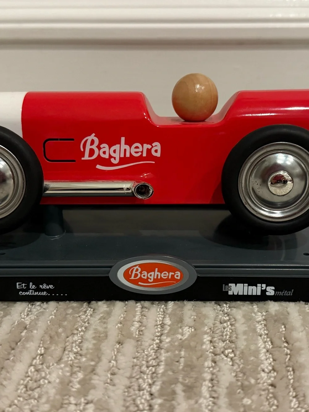 Baghera Mini Thunder Red metal toy car